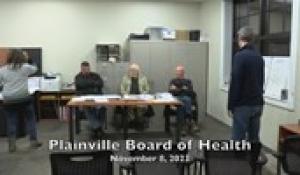Plainville Board of Health 11-8-23