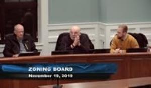 Plainville Zoning Board 11-19-19