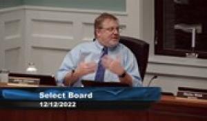 Plainville Select Board 12-12-22