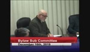 Bylaw Committee 12-16-19