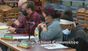King Philip School Committee 12-20-21