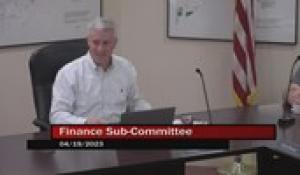 Finance Sub-Committee 4-19-23