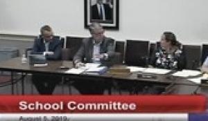 North Attleborough School Committee 8-5-19