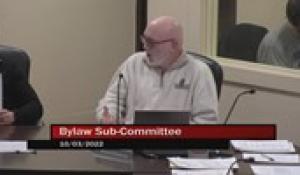 By-Law Sub-Committee 10-3-22