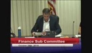 Finance Sub Committee 10-28-19