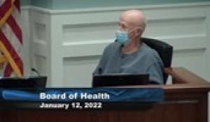 Plainville Board of Health 1-12-22