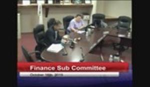 Finance Committee 10-16-19