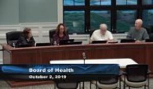 Plainville Board Of Health 10-2-19