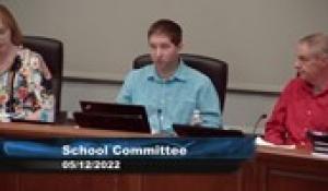 Plainville School Committee 5-12-22