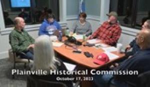 Plainville Historical Commission 10-17-23