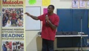 Amvet Boulevard School: Read with Malcolm Mitchell - 2019