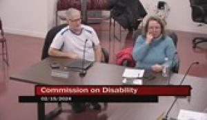 Disability Commission 2-15-24