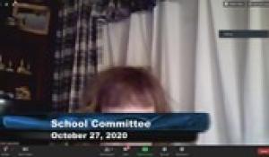 Plainville School Committee 10-27-20