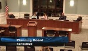 Plainville Planning Board 12-19-22