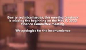Finance Sub-Committee (5/9/2023)