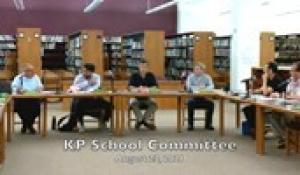KP School Committee 8-23-21