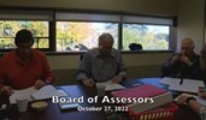 Board of Assessors 10-27-22