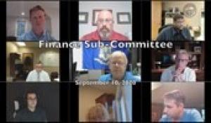 Finance Sub-Committee 9-10-20