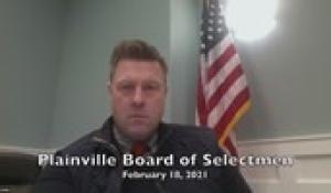 Plainville Board of Selectmen 2-18-21