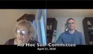 Ad Hoc Sub-Committee 4-21-20