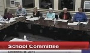 North Attleborough School Committee December 11, 2019