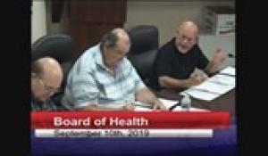 Board of Health 9-10-19