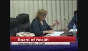 Board of Health 1-14-20