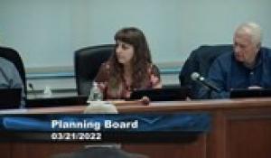 Plainville Planning Board 3-21-22