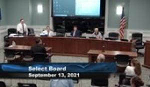 Plainville Select Board 9-13-21