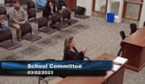 Plainville School Committee 3-2-23