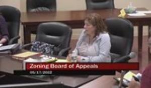 Zoning Board of Appeals 5-17-22