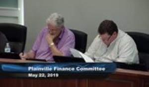 Plainville Finance Committee 5-22-19