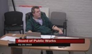 Board of Public Works 1-25-23