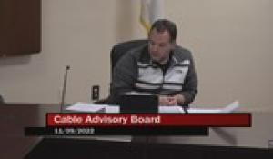 Cable Advisory Board 11-9-22