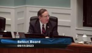 Plainville Select Board 9-11-23