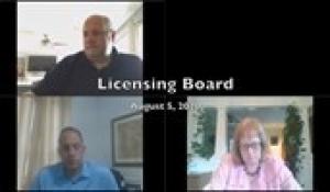 Licensing Board 8-5-20