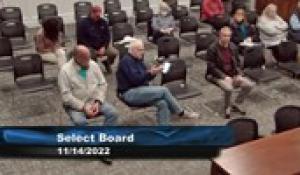 Plainville Select Board 11-14-22