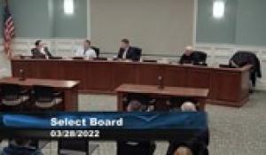 Plainville Select Board 3-28-22