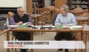 King Philip School Committee 1-27-20