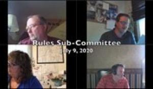 Rules Sub-Committee 7-9-20