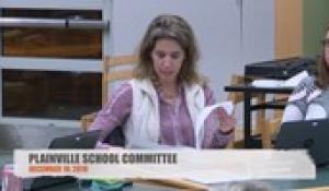 Plainville School Comittee 12-10-19