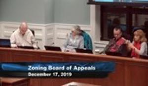 Plainville Zoning Board 12-17-19