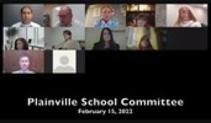 Plainville School Committee 2-15-22