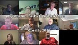 Finance Sub-Committee 4-1-20