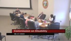 Commission on Disability 8-17-23