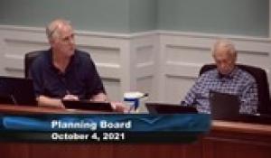 Plainville Planning Board 10-4-21