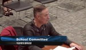 Plainville School Committee 12-1-22