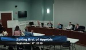 Plainville Zoning Board 9-17-19