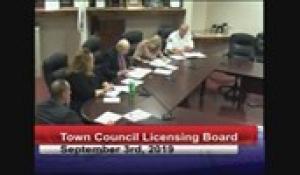 Licensing Board 9-3-19