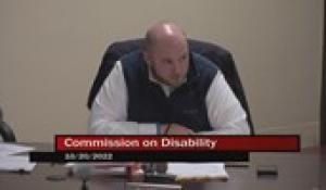 Disability Commission 10-20-22